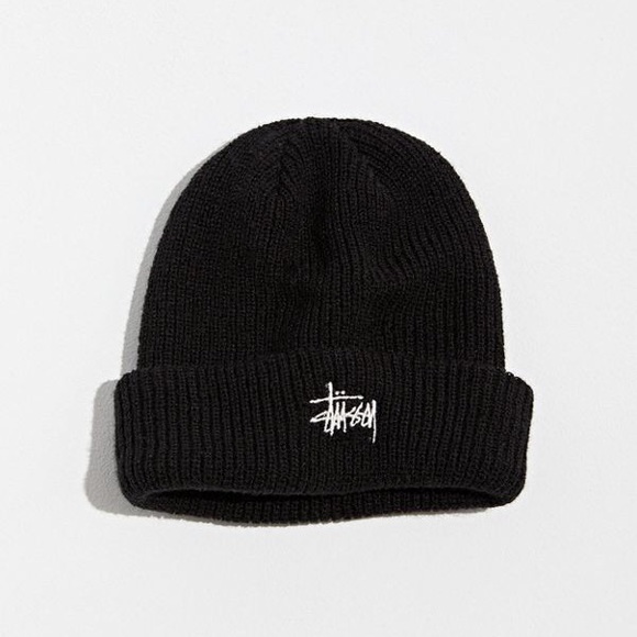 Stussy black beanie